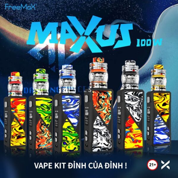 Freemax Maxus 100w - Thiet Bi Vape Chinh Hang