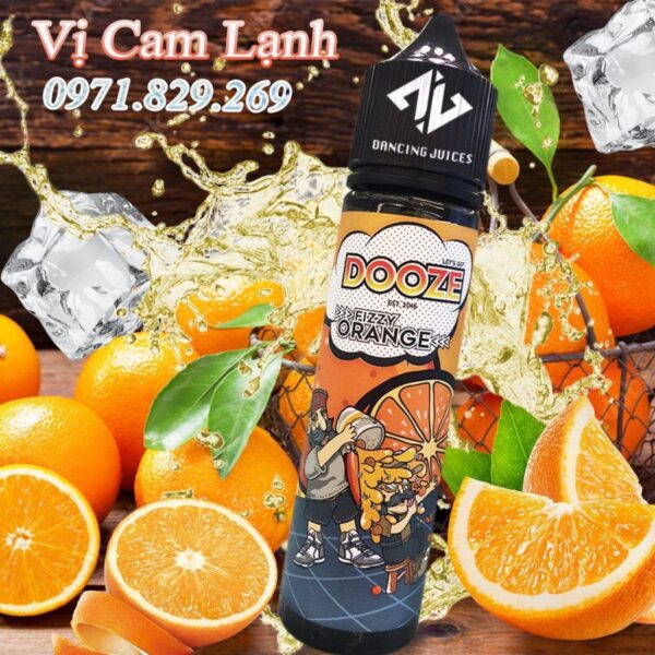 DOOZE Fizzy Orange 60ml - Tinh dau vape chinh hang