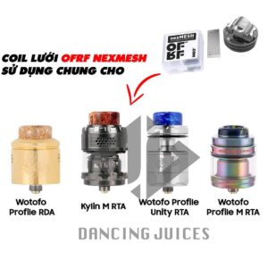 Nexmesh OFRF ( Coil Luoi ) 0.13Ohm - Coil Vape Chinh Hang