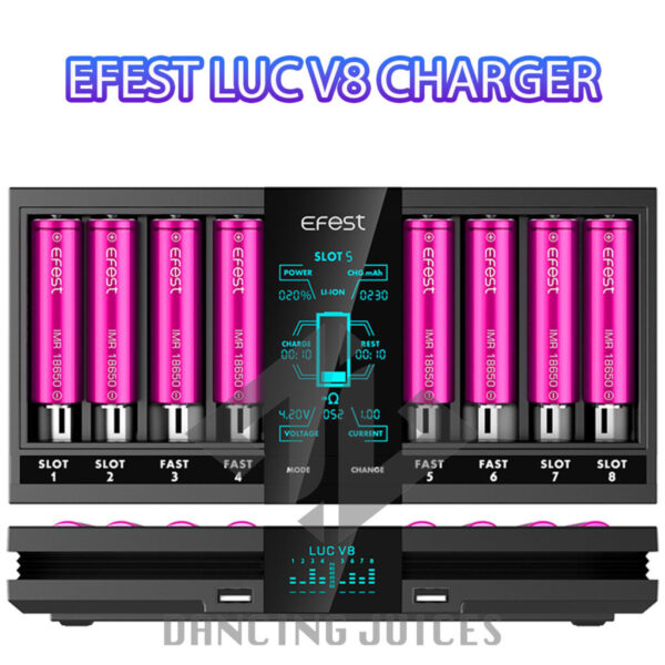 EFEST LUC V8 CHARGER - Sac Pin Vape Chinh Hang