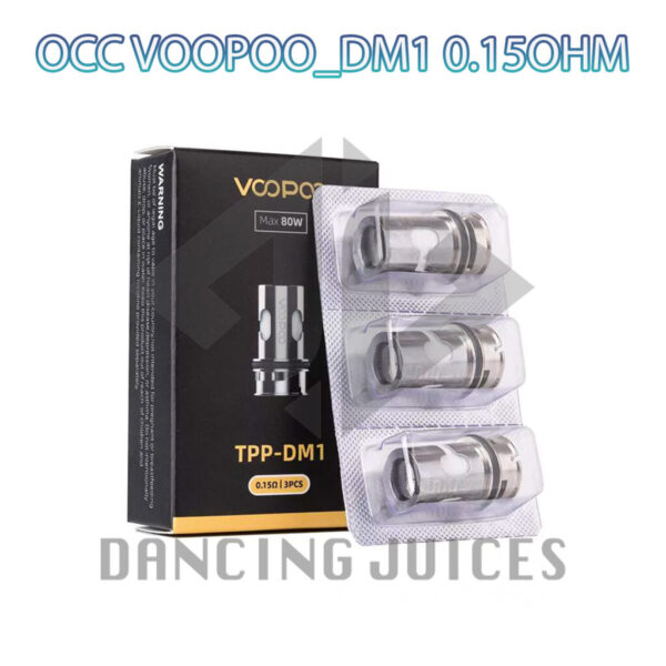 Occ VooPoo DM1 0.15Ohm - Coil Occ Vape Chinh Hang Phone: 0971.829.269