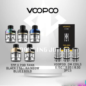 VooPoo TPP X Pod Tank RTA - Dau Dot Vape Chinh Hang