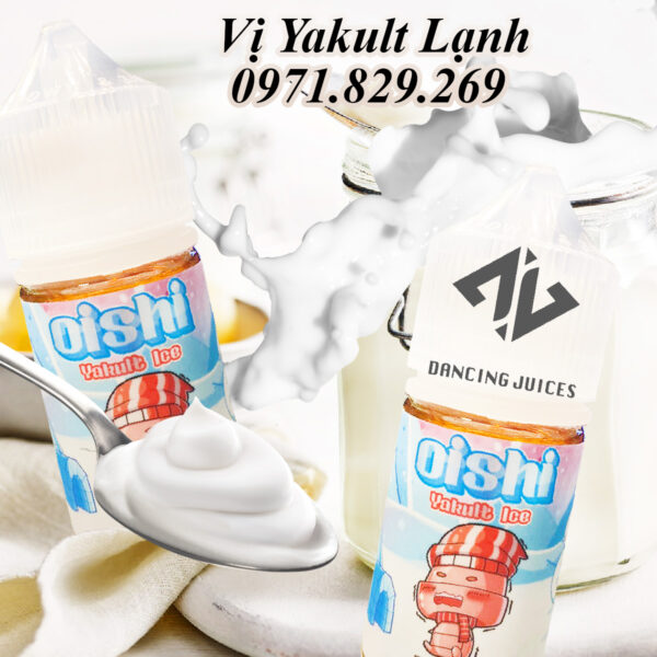 OISHI Yakult Ice 30ml - Tinh Dau Saltnic Malay Chinh Hang