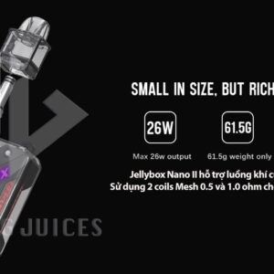 Review Rincoe Jellybox Nano 2 Pod -Thiet Bi Pod System Chinh Hang Phone: 0971.829.269