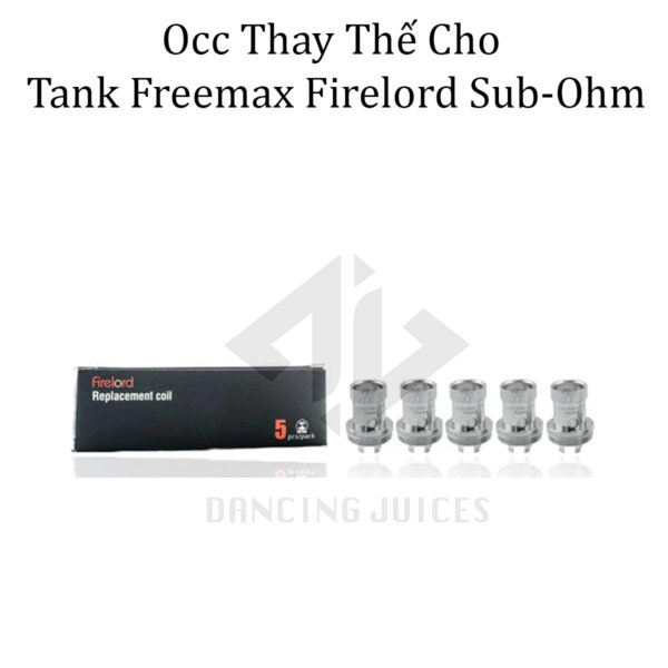 Occ Thay The Cho Tank Freemax Firelord Sub-Ohm - Coil Occ Vape Chinh Hang