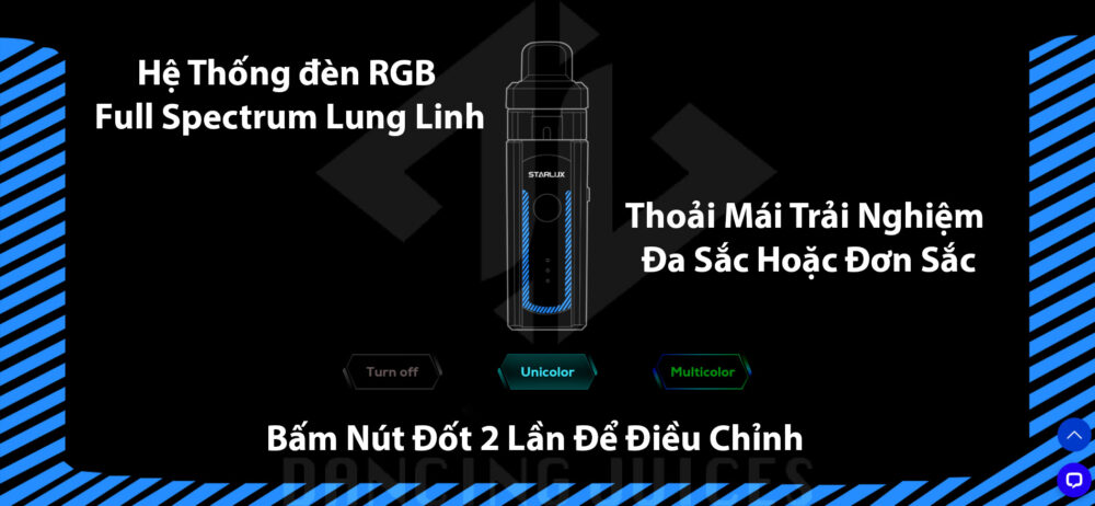 Review FREEMAX Starlux 40W Pod Kit Vi Sao Sang Tren Troi Phone: 0971.829.269