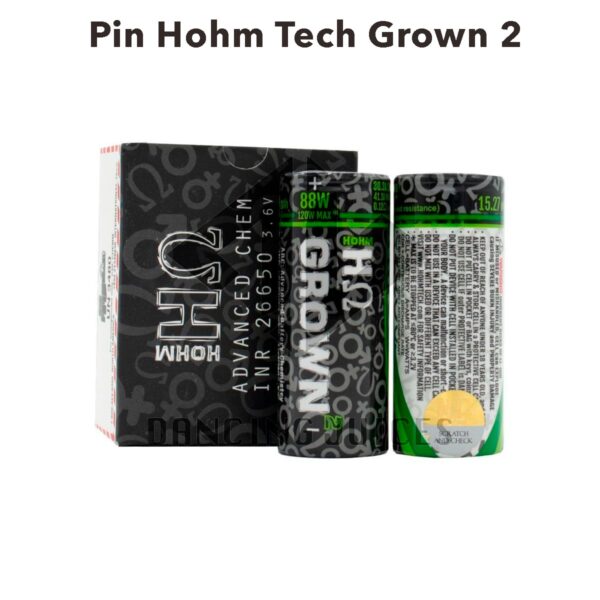 Pin Hohm Tech Grown 2 - Pin Vape Chinh Hang Phone: 0971.829.269