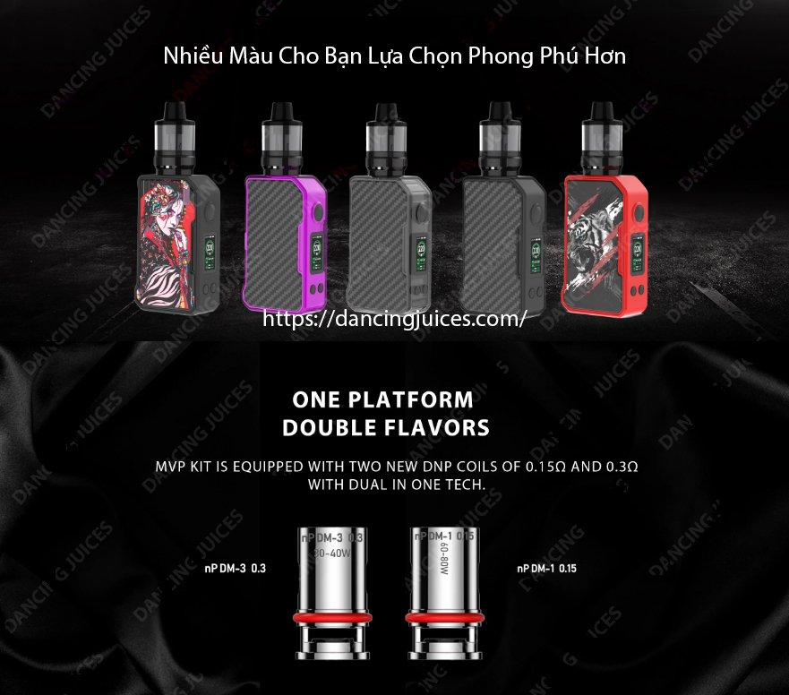 REVIEW DOVPO MVP Vape Kit 220W Dang Cap Vinh Cuu Phone: 0971.829.269