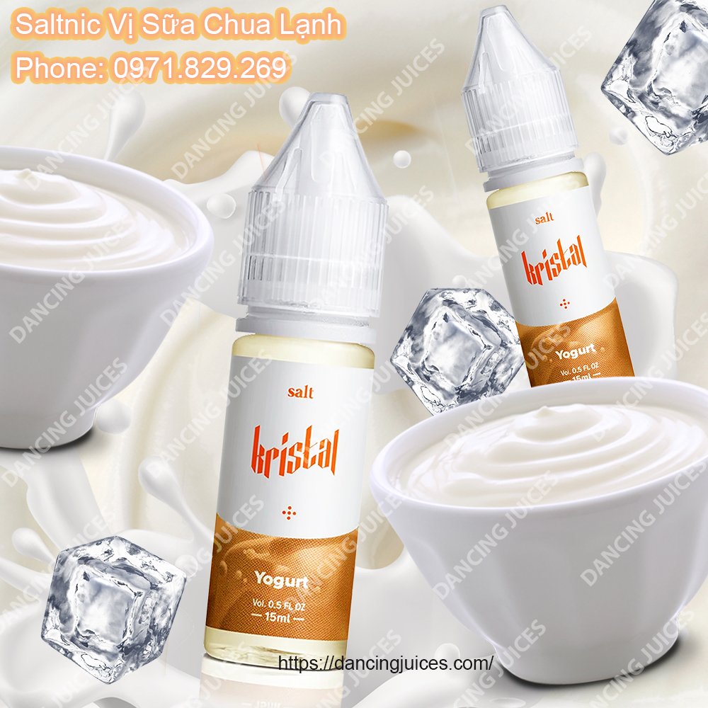 KARDINAL Kristal Yogurt 15ml - Tinh Dau Saltnic Chinh Hang