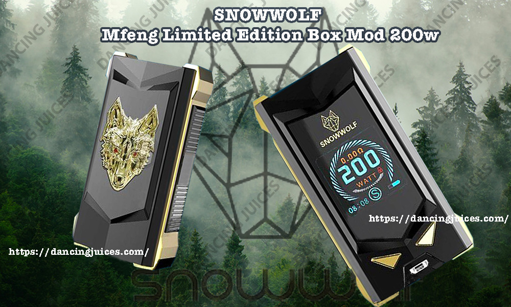 Review Trai Nghiem Vaping Dinh Cao Voi SNOWWOLF Mfeng Limited Edition Box Mod 200w