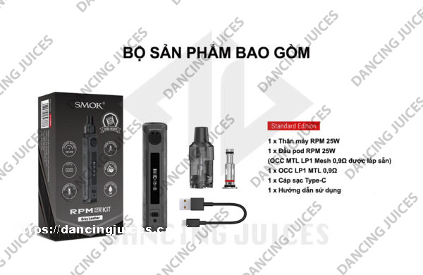 Review SMOK RPM 25W Pod Kit "Dam Me Vaping Phai Co" Phone: 0971.829.269