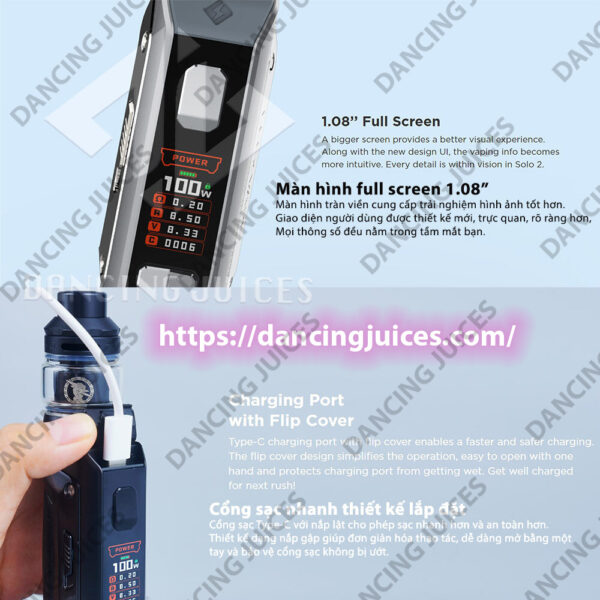 Review GEEKVAPE S100 Kit "Chien Binh Thep Tro Lai" Phone: 0971.829.269