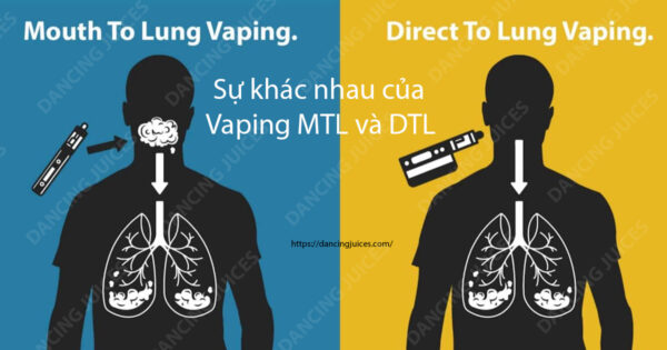 Cac Kieu Vaping MTL và DTL "Phan Biet Su Khac Nhau"