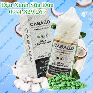 CABALLO Bean Coconut Milk 30ml - Tinh Dau Saltnic My Chinh Hang
